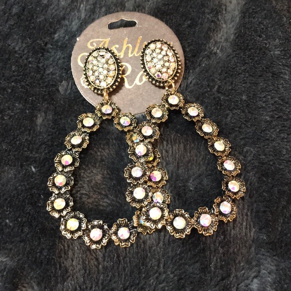 Teardrop earrings - Picture 2 of 2